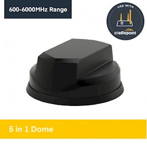  5G, WI-FI & GPS ANTENNA WITH 5M CABLES - BLACK (LG-IN2457-LC)